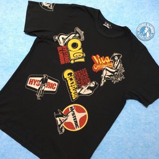 ヒステリックグラマー(HYSTERIC GLAMOUR)の向日葵パパ専用　ヒステリックグラマー　黒半袖Ｔシャツ(Tシャツ/カットソー(半袖/袖なし))