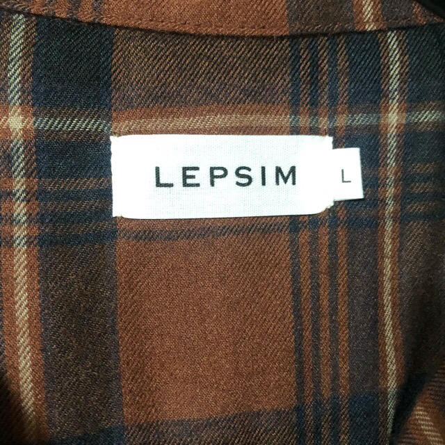 LEPSIM(レプシィム)のLEPSIM  ロングチェックシャツ レディースのトップス(シャツ/ブラウス(長袖/七分))の商品写真