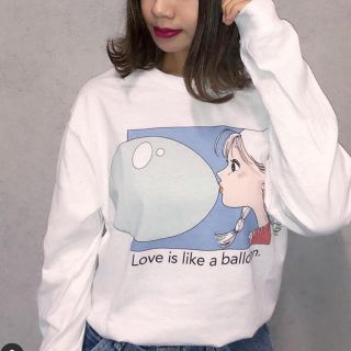 ヨシフクホノカ　バルーンT  Mサイズ(Tシャツ/カットソー(七分/長袖))