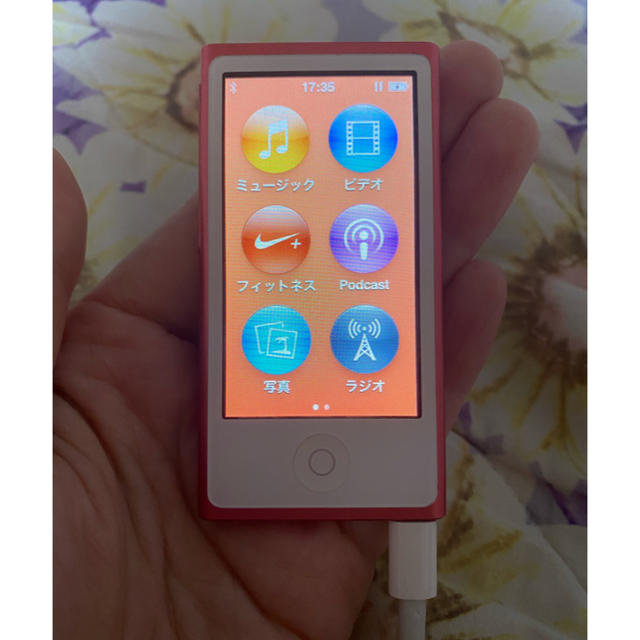 Apple(アップル)のiPod アイポッド　ピンク スマホ/家電/カメラのオーディオ機器(ポータブルプレーヤー)の商品写真