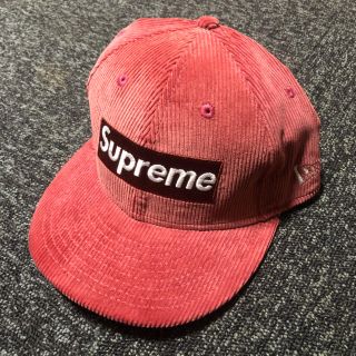 Supreme シュプリーム ニューエラ コーデュロイ キャップ