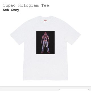 シュプリーム(Supreme)のsupreme tupac tee Lサイズ ash gray(Tシャツ/カットソー(半袖/袖なし))