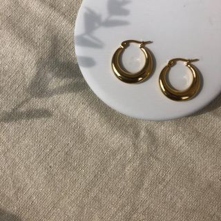 プラージュ(Plage)のリングフープピアス　gold       プラージュ　イエナ(ピアス)