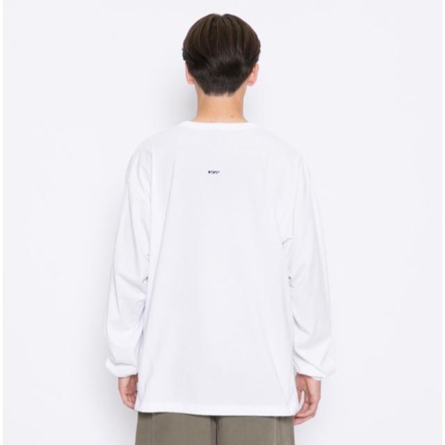 W)taps(ダブルタップス)の定価以下　Wtaps 20ss Sign design LS 02 白　Sサイズ メンズのトップス(Tシャツ/カットソー(七分/長袖))の商品写真