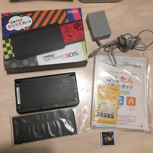 Nintendo 3DS NEW ニンテンドー 本体 ブラック＋モンハン4G