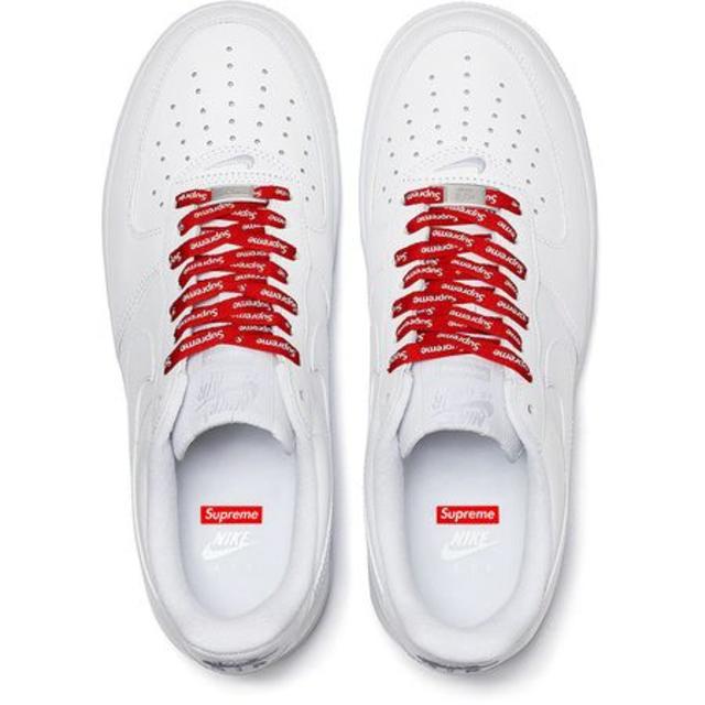 27cm Supreme Nike Air Force 1 White 白 靴/シューズ ☆送料・設置