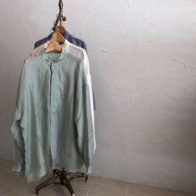 aries(アリエス)の新作　アリエスミラージュ　sheer dress shirt レディースのトップス(シャツ/ブラウス(長袖/七分))の商品写真