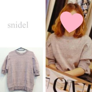 スナイデル(SNIDEL)の୨୧ショルダー裏起毛スウェット୨୧(トレーナー/スウェット)