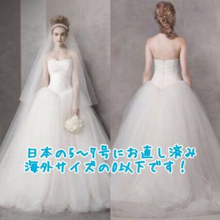 ヴェラウォン(Vera Wang)の最終価格　White by Vera wang レースバレリーナ(ウェディングドレス)