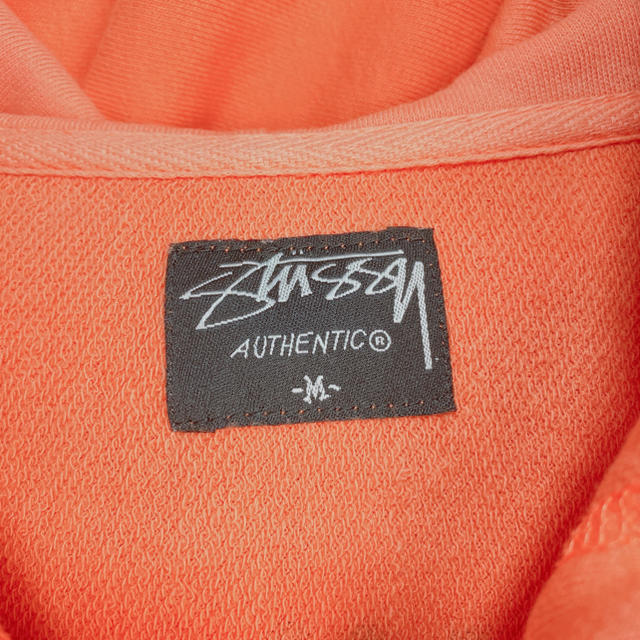 STUSSY(ステューシー)の【激レア‼︎】STUSSY◎ムラ染 シャドーマン バックロゴ ジップ パーカー メンズのトップス(パーカー)の商品写真