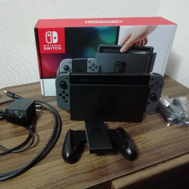 Nintendo Switch JOY-CON グレー 本体  HAC-S-KA