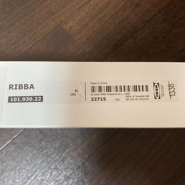 IKEA(イケア)のIKEA イケア 棚 RIBBA 55cm 白 インテリア/住まい/日用品の収納家具(棚/ラック/タンス)の商品写真