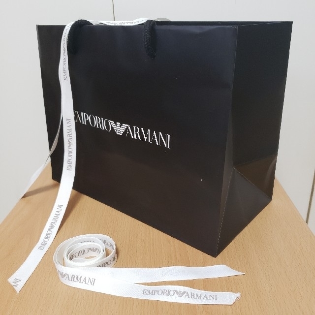 Armani(アルマーニ)のEMPORIO ARMANI ショップバック&リボン レディースのバッグ(ショップ袋)の商品写真