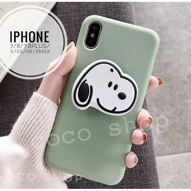 Snoopy 新品 大人気 Iphoneケース スヌーピー 便利なポップソケット付 韓国の通販 By Cocoshop スヌーピーならラクマ