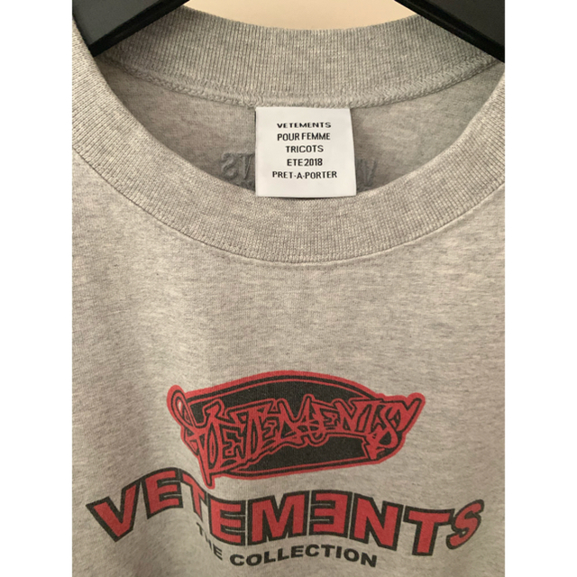 vetements ロゴオーバーTシャツ S sizeトップス