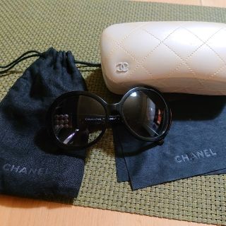 シャネル(CHANEL)のシャネル　パールサングラス ブラック (サングラス/メガネ)