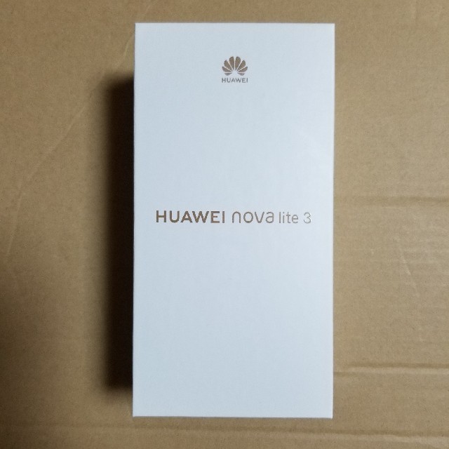 【短期出品】HUAWEI nova lite 3 SIMフリー　コーラルレッドスマートフォン本体