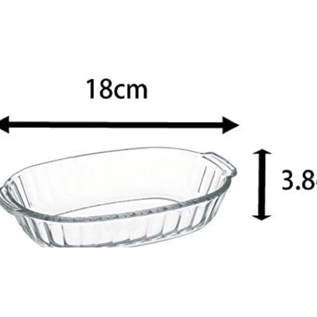 iwakiグラタン皿２枚　ベーシックシリーズ  インテリア/住まい/日用品のキッチン/食器(調理道具/製菓道具)の商品写真