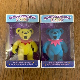 メディコムトイ(MEDICOM TOY)のgrateful dead bearグレートフルデッド フロッキーベア2体セット(キャラクターグッズ)