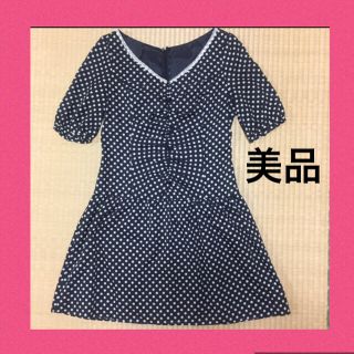 ロディスポット(LODISPOTTO)の【美品】♡ドット柄ワンピース♡(ひざ丈ワンピース)