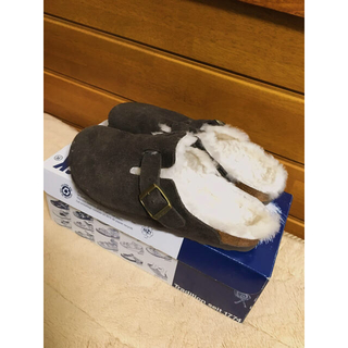 ビルケンシュトック(BIRKENSTOCK)のビルケン ボストンファーライナー モカ(スリッポン/モカシン)