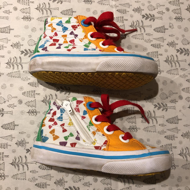 VANS(ヴァンズ)のVANS☆ハイカット スニーカー☆14cm キッズ/ベビー/マタニティのベビー靴/シューズ(~14cm)(スニーカー)の商品写真