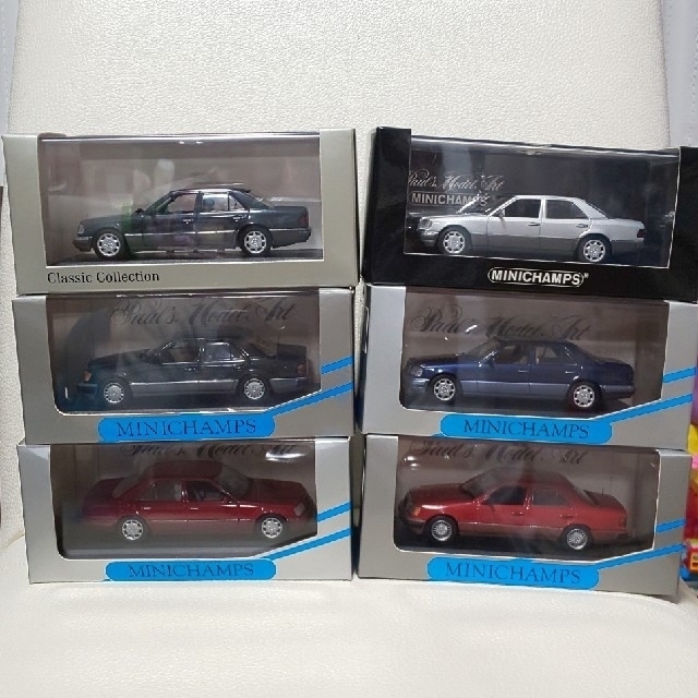 ミニチャンプス 1/43 ベンツ W124×11台セットのサムネイル