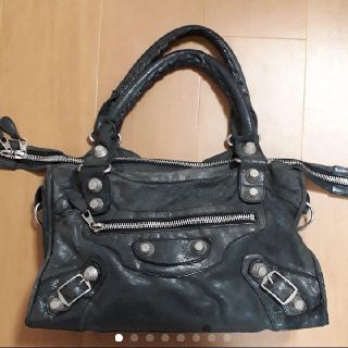 バレンシアガバッグ(BALENCIAGA BAG)のバレンシアガ ジャイアントシティ クロ シルバー金具(ショルダーバッグ)