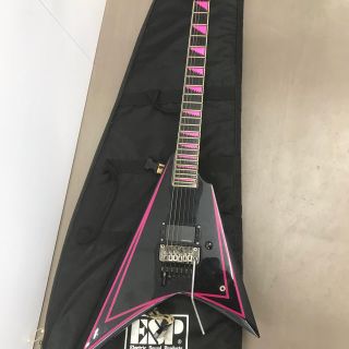 イーエスピー(ESP)のEDWARDS E-AL-166 PINK SAWTOOTH(エレキギター)