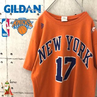 ギルタン(GILDAN)の【激レア】ギルダン NBA ニックス ジェレミー・リン Tシャツ 2012(Tシャツ/カットソー(半袖/袖なし))