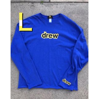 Drew House Secret LS Tee ドリューハウス ロンT 青 Mマスコット