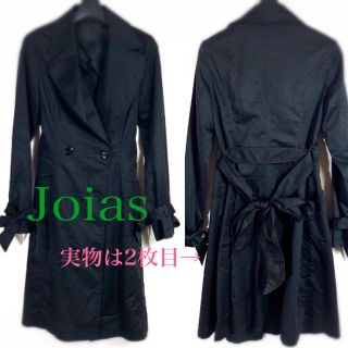 ジョイアス(Joias)の【美品】 joias(ジョイアス) ♡袖リボントレンチスプリングコート(トレンチコート)