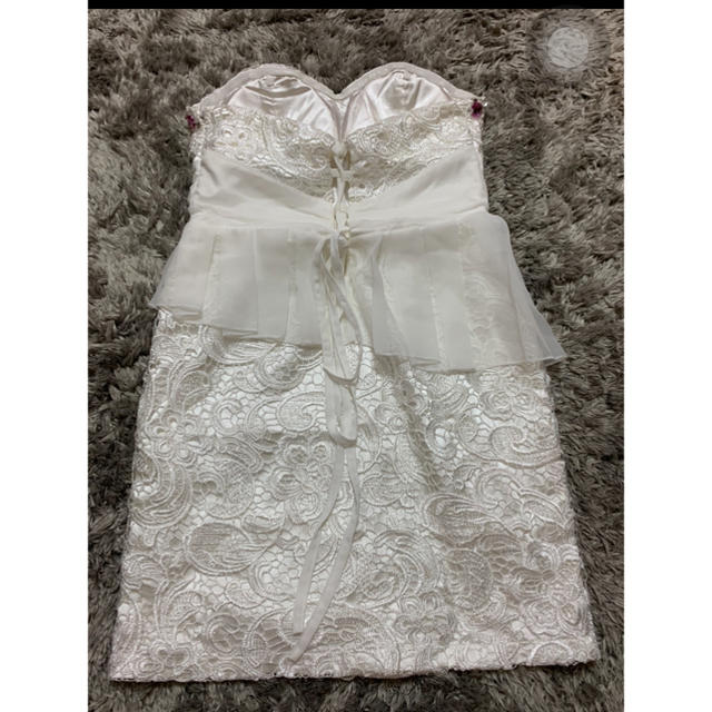 JEWELS(ジュエルズ)のキャバ　ドレス　ホワイト レディースのフォーマル/ドレス(ミニドレス)の商品写真