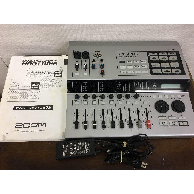 Zoom(ズーム)のZOOM マルチトラックレコーダー MTR HD8CD 動作品 楽器のレコーディング/PA機器(MTR)の商品写真