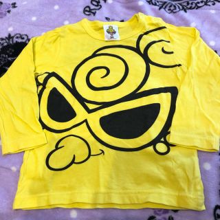 ヒステリックミニ(HYSTERIC MINI)のヒスミニ  ロンT カットソー　イエロー(Tシャツ/カットソー)