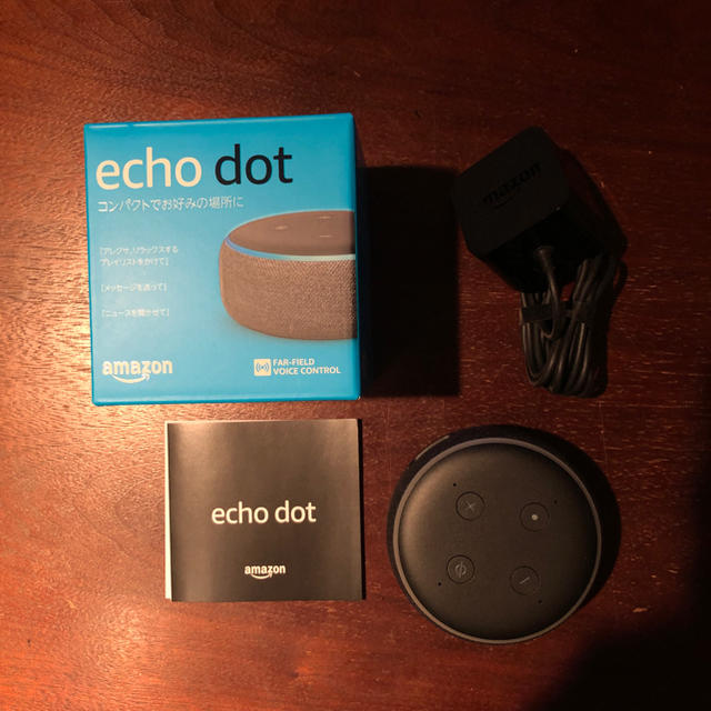 ECHO(エコー)のAmazon echo dot  Alexa アマゾン エコー ドット アレクサ スマホ/家電/カメラのオーディオ機器(スピーカー)の商品写真