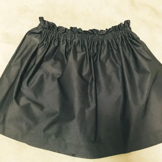 エイチアンドエム(H&M)の【ミニスカート】黒　BLACK(ミニスカート)
