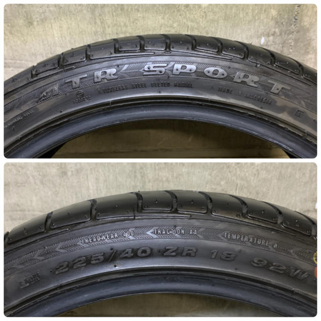 ATR SPORT 225/40R18 4本セット 自動車/バイクの自動車(タイヤ)の商品写真