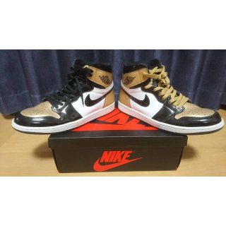 ナイキ(NIKE)のAIR JORDAN 1 RETRO HIGH OG NRG GOLD TOE(スニーカー)