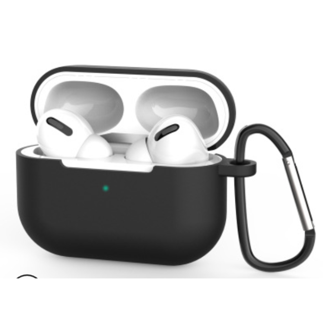 airpods proケース エアーポッズ シリコン 耐衝撃 ブラック スマホ/家電/カメラのスマホアクセサリー(その他)の商品写真