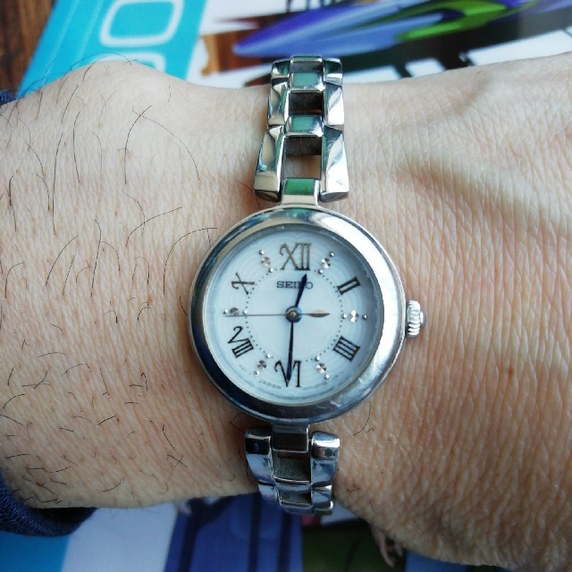 SEIKO(セイコー)の135.  セイコー　ソーラー時計　 レディースのファッション小物(腕時計)の商品写真