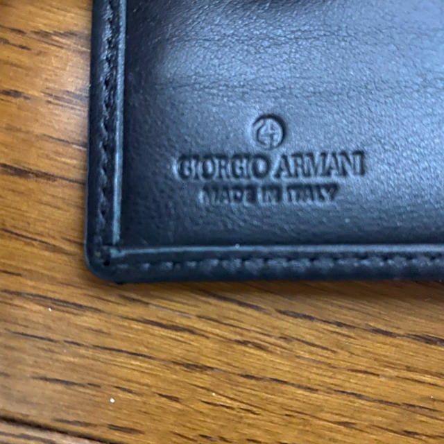 Giorgio Armani(ジョルジオアルマーニ)のジョルジョ・アルマーニ　財布(二つ折り) メンズのファッション小物(折り財布)の商品写真