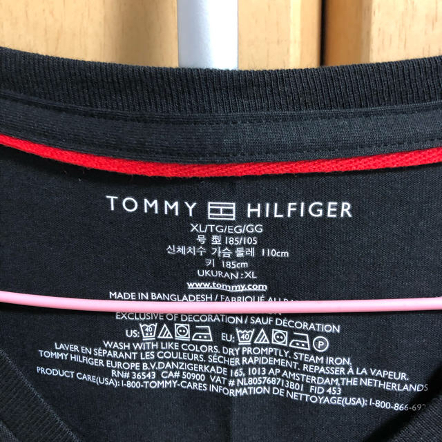 TOMMY HILFIGER(トミーヒルフィガー)のトミーヒルフィガー／ＶネックＴシャツ メンズのトップス(Tシャツ/カットソー(半袖/袖なし))の商品写真