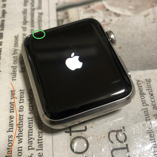 Apple Watch series1  42mm ステンレスモデルメンズ