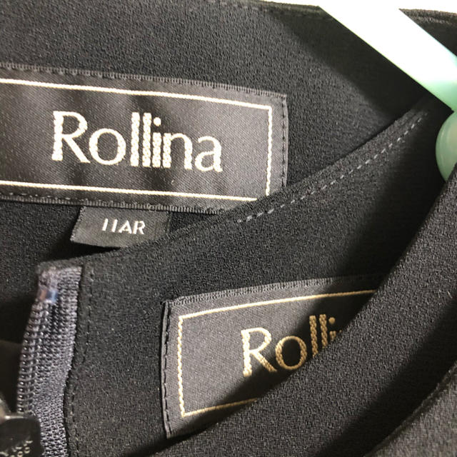 SOIR(ソワール)のRollina 東京ソワール　ブラックフォーマルセットアップ レディースのフォーマル/ドレス(礼服/喪服)の商品写真