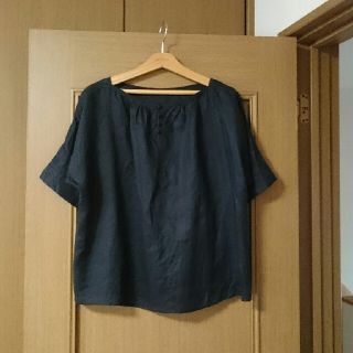 ユナイテッドアローズ(UNITED ARROWS)の美品 ユナイテッドアローズ ☆ リネン 麻 ブラウス(シャツ/ブラウス(半袖/袖なし))