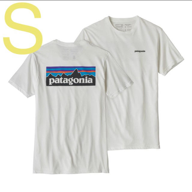 パタゴニア　Patagonia ロゴ　Tシャツ 白