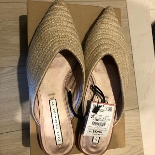 ザラ(ZARA)のZARA フラットシューズ　未使用タグ付き(スリッポン/モカシン)