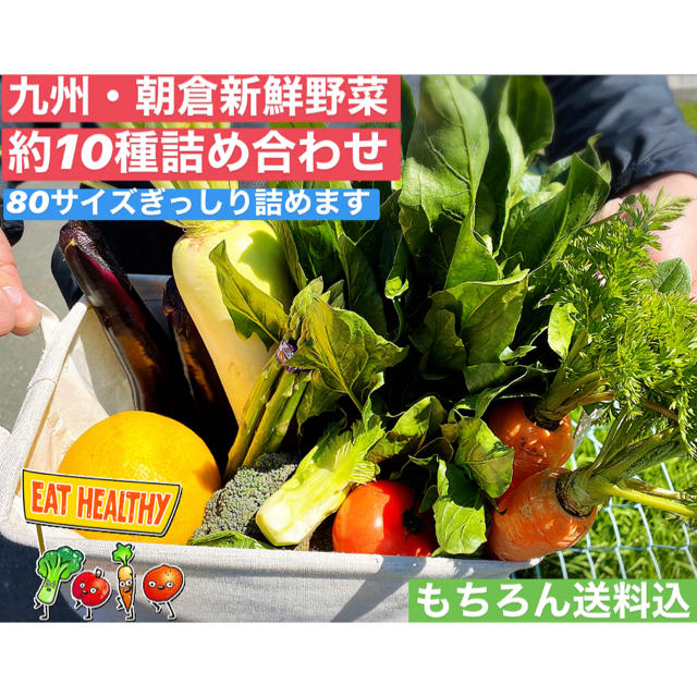 【大好評👏】九州＊朝倉野菜農家直送詰合せ 食品/飲料/酒の食品(野菜)の商品写真