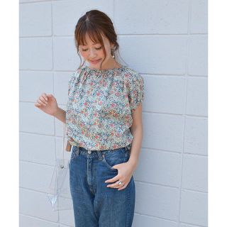 リフラッティシップス(liflattie ships)の美品　liflattie ships リバティ スモック ブラウス(シャツ/ブラウス(半袖/袖なし))